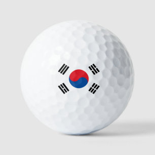 Südkoreanische Flagge Golfball