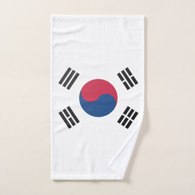 Südkoreanische Flagge Handtuch (Handtuch)