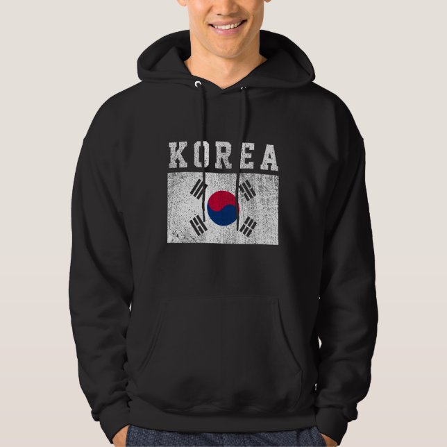 Südkoreanische Flagge Hoodie (Vorderseite)