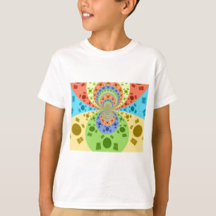 Südkoreanische Flagge Inspiriert Abstrakte Kunstdr T-Shirt