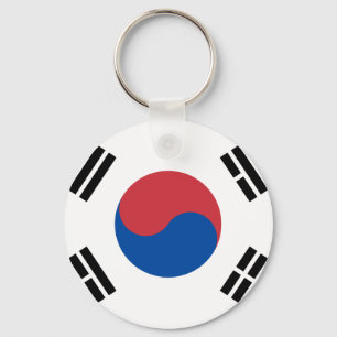 Südkoreanische Flagge - Korea - Taegeukgi - 대 민 국  Schlüsselanhänger