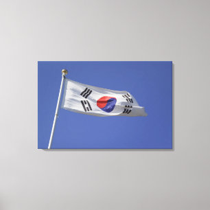 Südkoreanische Flagge Leinwanddruck