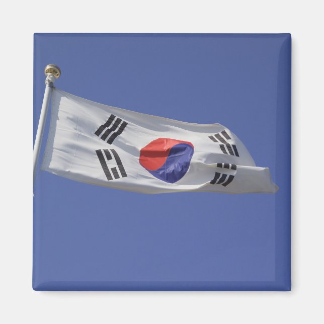Südkoreanische Flagge Magnet (Vorne)