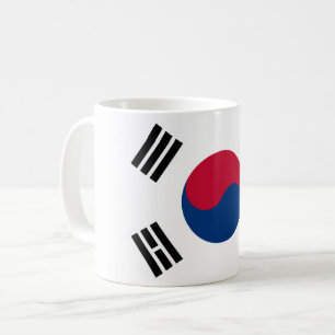 (Südkoreanische) Flagge Südkoreas Kaffeetasse