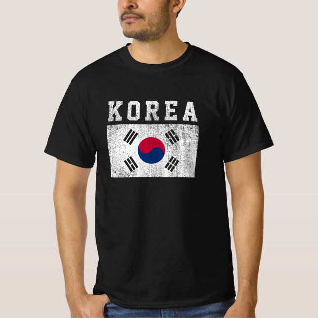 Südkoreanische Flagge T-Shirt (Vorderseite)