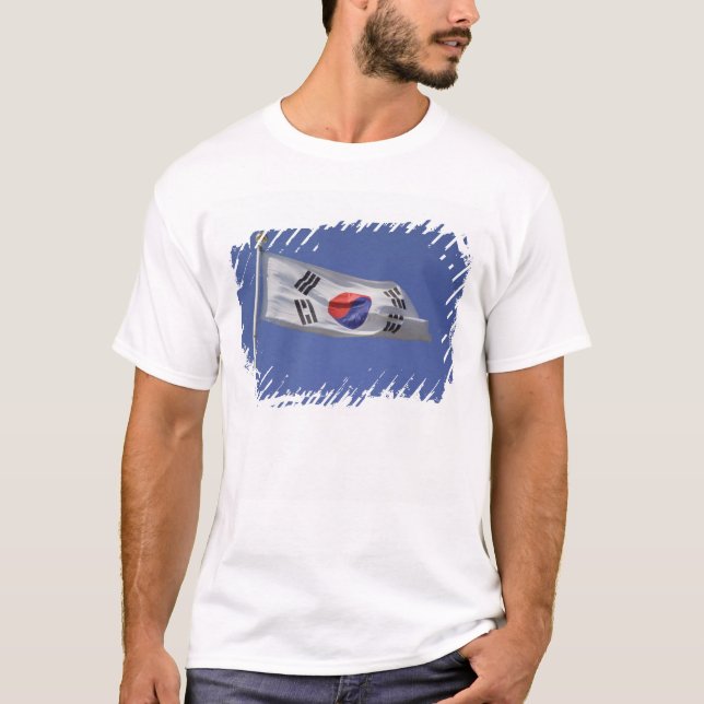 Südkoreanische Flagge T-Shirt (Vorderseite)