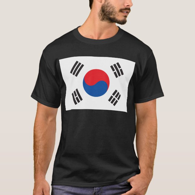 Südkoreanische Flagge T-Shirt (Vorderseite)