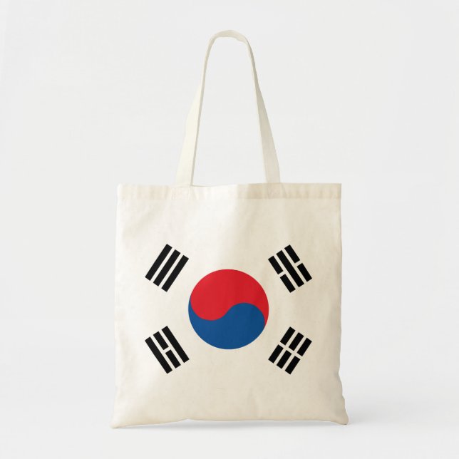 Südkoreanische Flagge Tragetasche (Vorne)