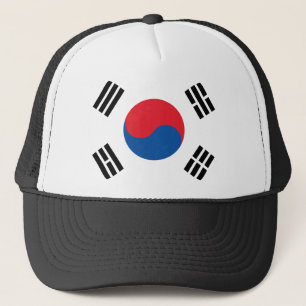 Südkoreanische Flagge Truckerkappe