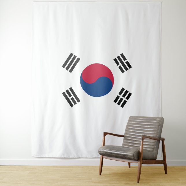 Südkoreanische Flagge Wandteppich (Beispiel)