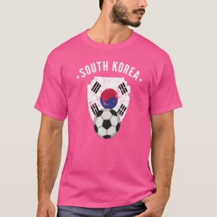 Südkoreanische Fußballflagge Fußball Südkoreanisch T-Shirt