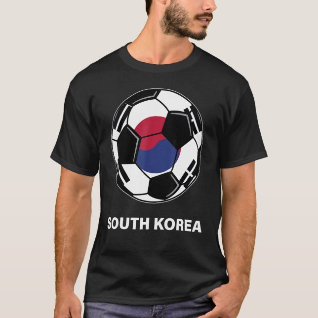 Südkoreanische Fußballmannschaft Unterstützer Südk T-Shirt (Vorderseite)