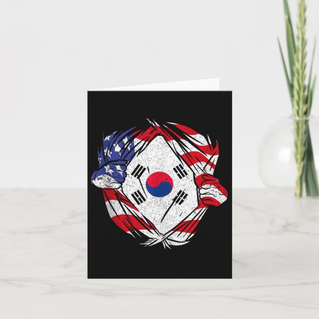 Südkoreanische Liebe Südkorea Prix Koreanischer Pa Karte (Vorderseite)