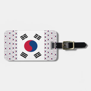 Südkoreanische Nationalflagge: Koreanischer Taegeu Gepäckanhänger