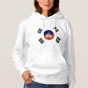 Südkoreanische Nationalflagge: Koreanischer Taegeu Hoodie