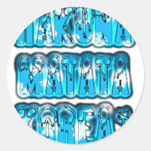 Südkoreanische Nationalflagge: Koreanischer Taegeu Runder Aufkleber