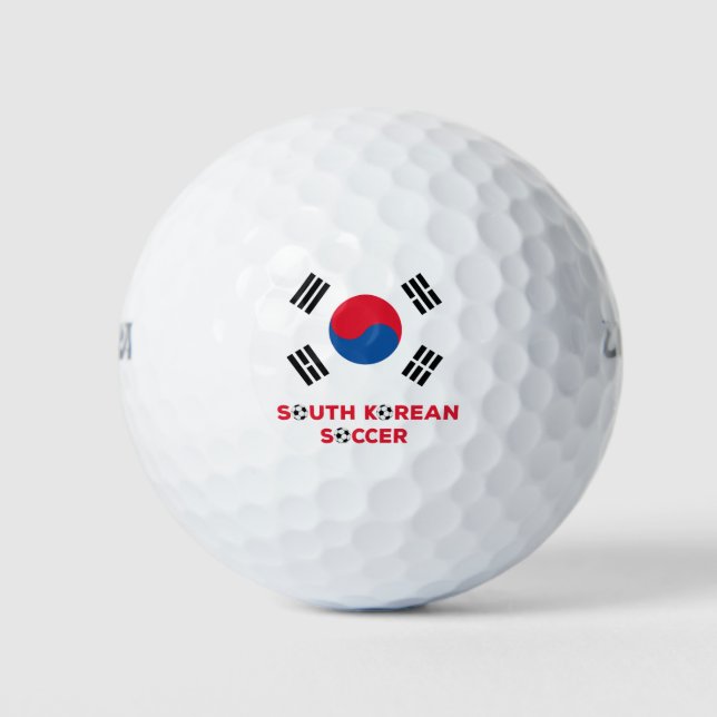 Südkoreanischer Fußball Golfball (Vorderseite)
