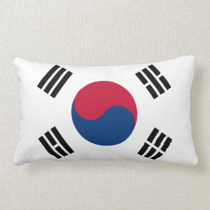 Südkoreanisches Fahnenkissen Lendenkissen