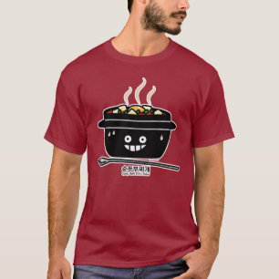 Südkoreanisches Gewürzwein Tofu Stew-Suppe Sundubu T-Shirt