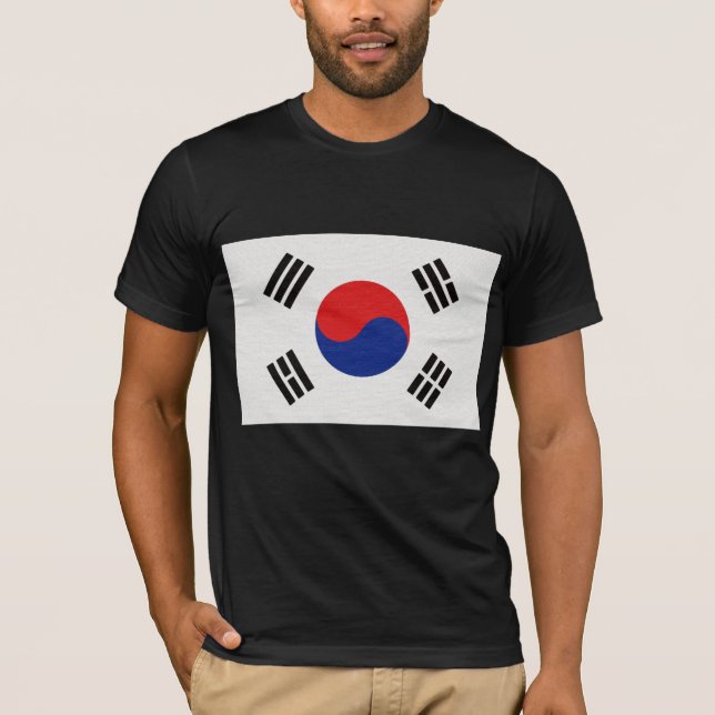 Südkoreas Flagge T-Shirt (Vorderseite)