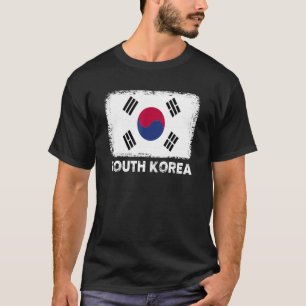 Südkoreas Flagge unterstützt südkoreanisches Volk T-Shirt