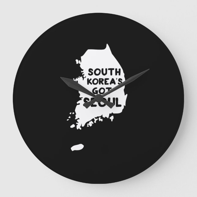 Südkoreas Got Seoul Große Wanduhr (Vorderseite)