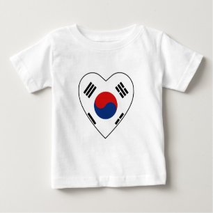 Südkoreas T - Shirt "Flag Herz"