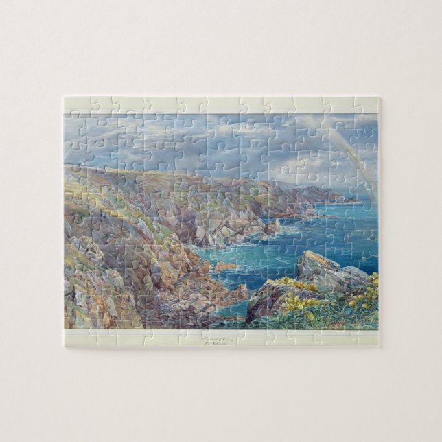 Südküste von Guernsey vom Cribiere, 1862 (w Puzzle (Horizontal)