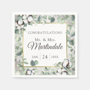 Südlandwolle Bolzen Botanisches Rustikales Holz Serviette