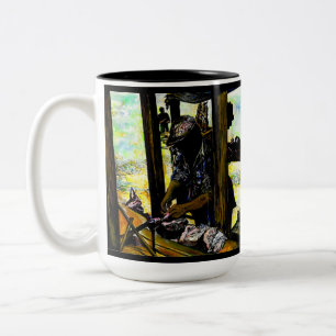 Südlich des Himmels, westlich der Hölle Zweifarbige Tasse