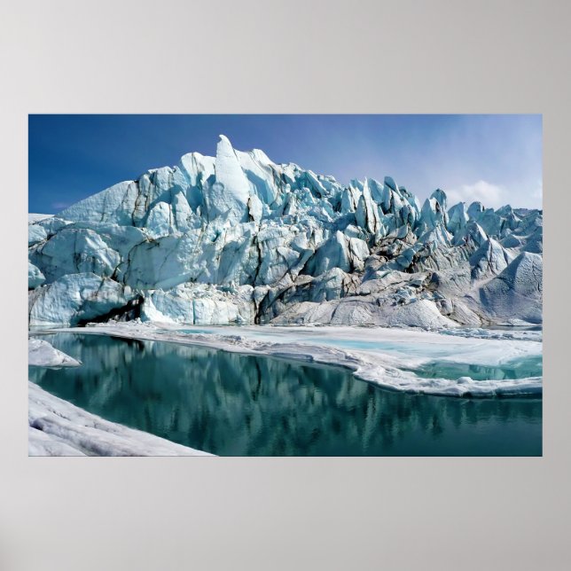 Südlich des Matanuska-Gletschers in Alaska Poster (Vorne)
