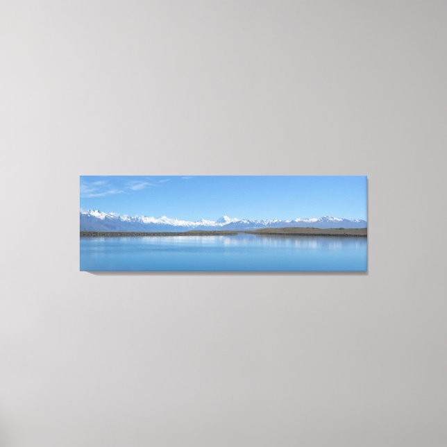 Südliche Alpen, Neuseeland Leinwanddruck (Vorderseite)