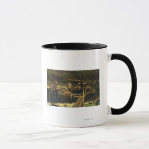 Südliche Ansicht des Teils des Wohnsitz-Bezirkes Tasse