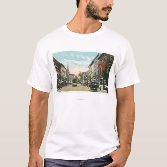 Südliche Ansicht von Wall Street T-Shirt (Vorderseite)