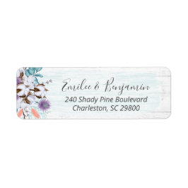 Südliche Baumwolle Bolzen Rustikale Holzadresse