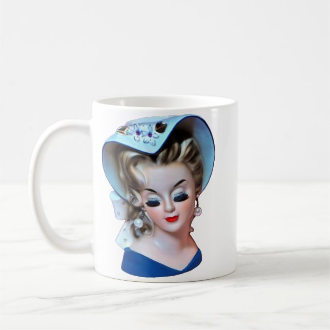 Südliche Belle Head Vase Bonnet Lady Kaffeetasse (Links)