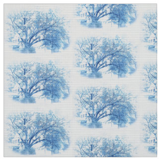 Südliche blaue Eiche Toile Stoff