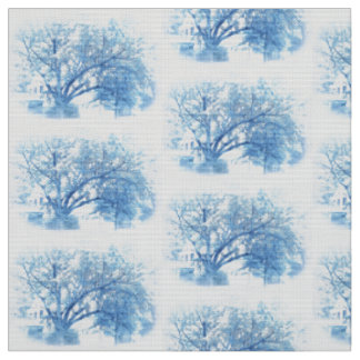 Südliche Blaueiche-Toile Stoff