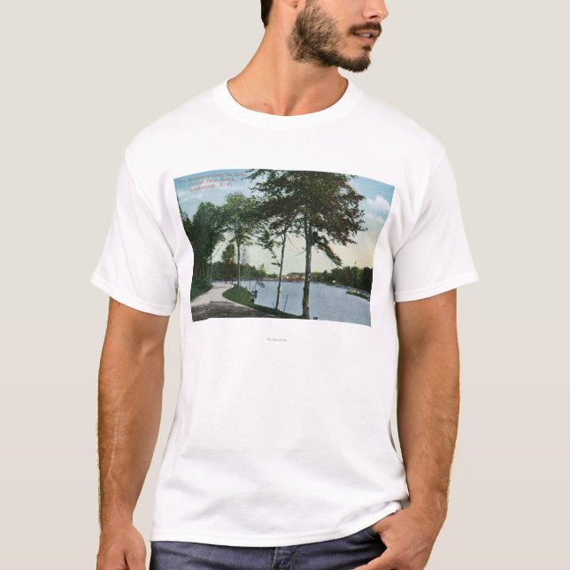 Südliche Boulevard-Ansicht des Central Park und T-Shirt (Vorderseite)