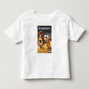 Südliche britische Eisenbahn-Familie auf Strand Kleinkind T-shirt