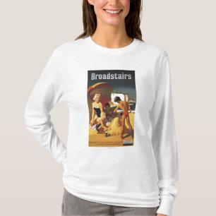 Südliche britische Eisenbahn-Familie auf Strand T-Shirt