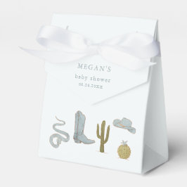 Südliche Cowboy-Babydusche Geschenkschachtel