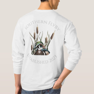 Südliche Fliege mit Holzente mit langen Schwänzen T-Shirt