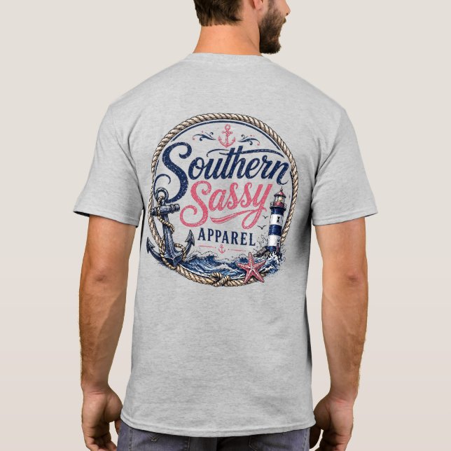 Südliche Freche Bekleidung T-Shirt (Rückseite)