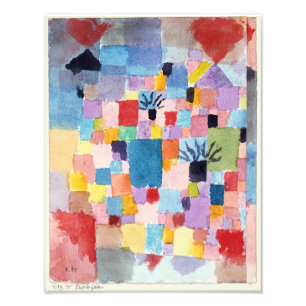 Südliche Gärten Paul Klee Fotodruck
