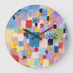 Südliche Gärten Paul Klee Große Wanduhr
