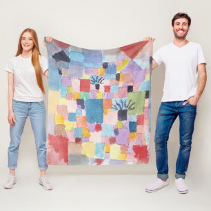 Südliche Gärten von Paul Klee Fleecedecke