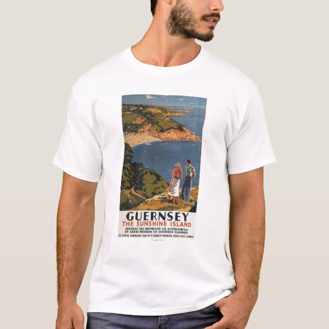 Südliche/Great Western Schienen-Paare auf Klippe T-Shirt (Vorderseite)