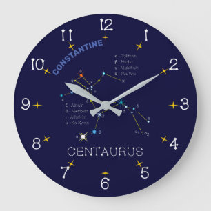 Südliche Hemisphäre Sternbild Centaurus Große Wanduhr