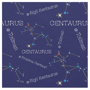 Südliche Hemisphäre Sternbild Centaurus Stoff